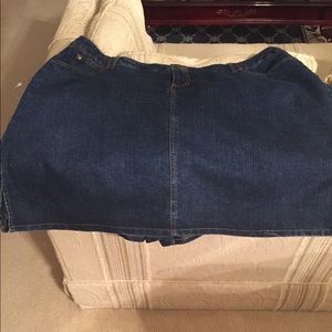 Blue Jean Skort